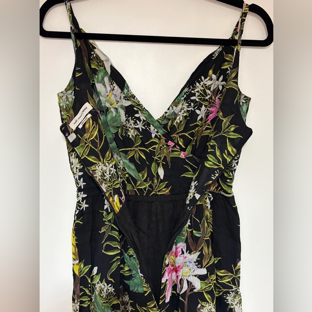 Isabel Marant Etoile Welby Women’s Floral Print Cotton Mini Dress Size 34/ US 0 - Picture 5 of 10